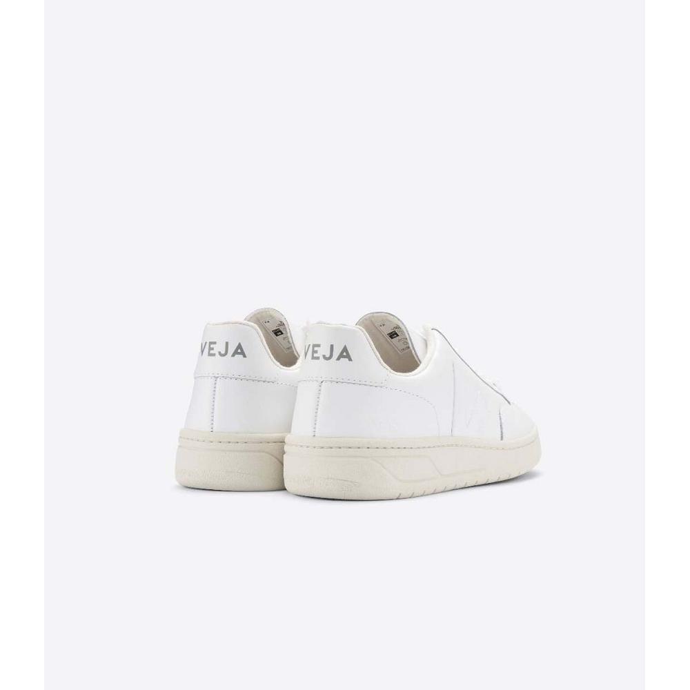 Veja V-12 LEATHER Sneakers Dames Wit | BE 674GSO